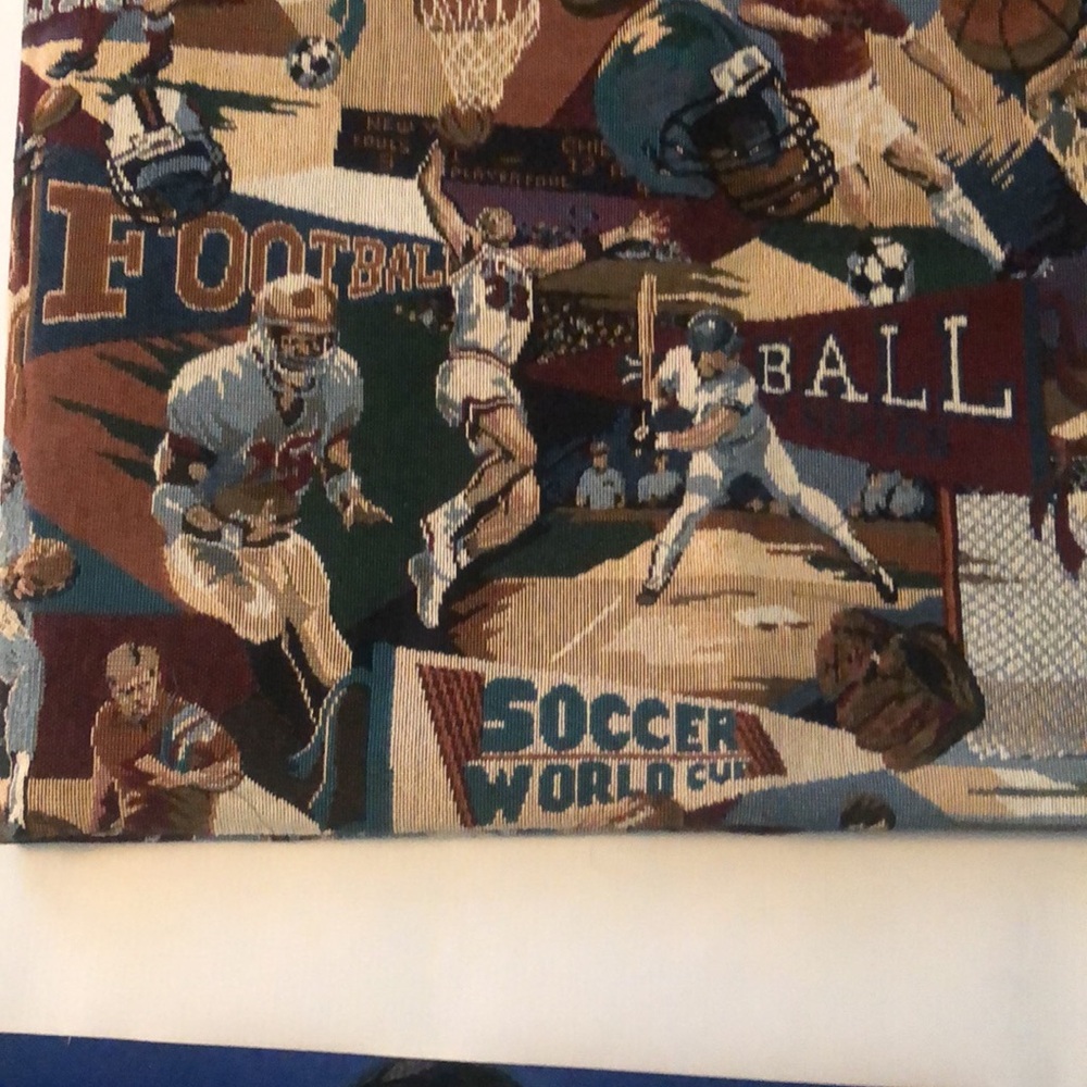 ManCave: A Wall Tapestry for Him basketball 🏀 🎾 🏒 ⚽️ 🏈
